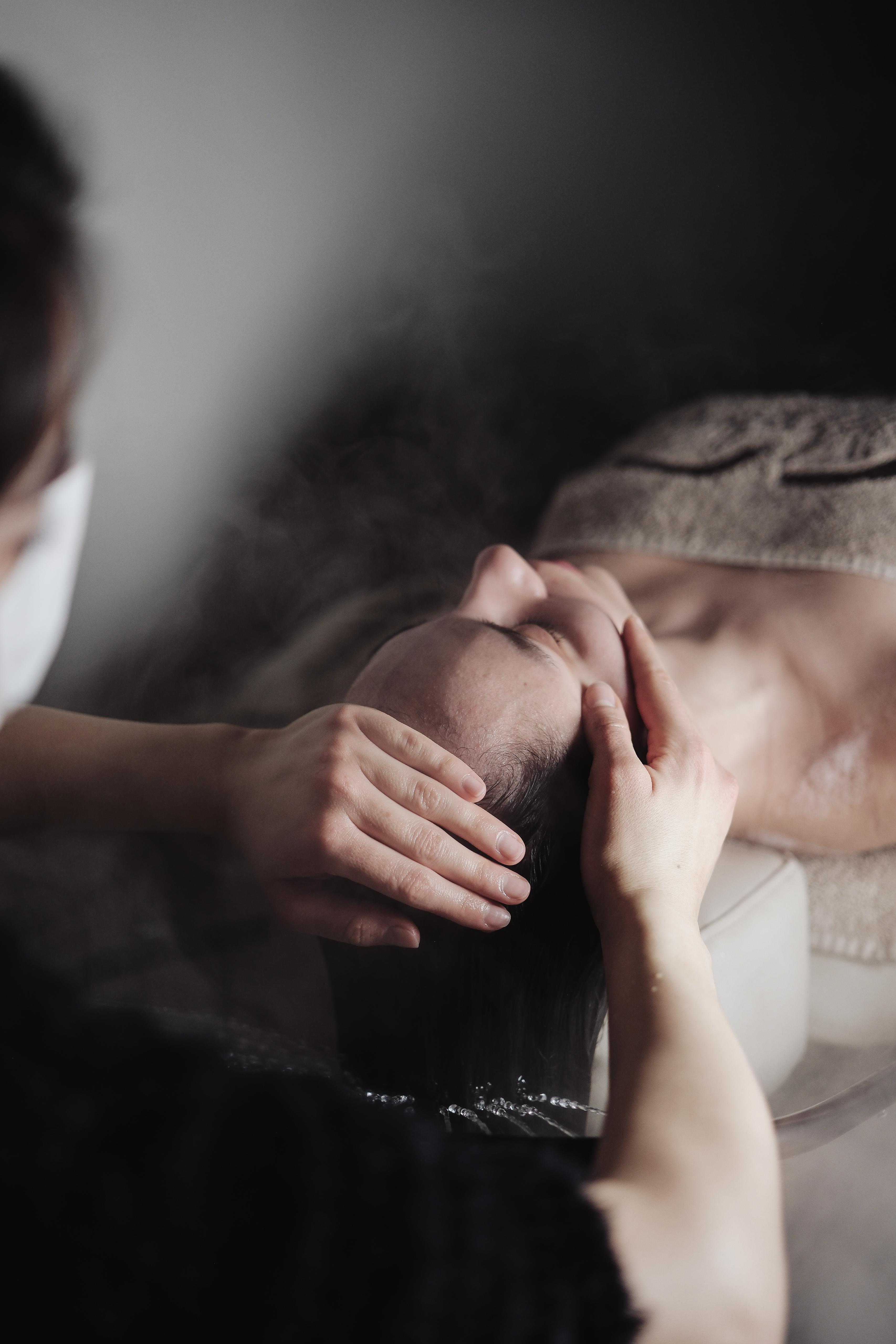 Kafa yıkama görseli